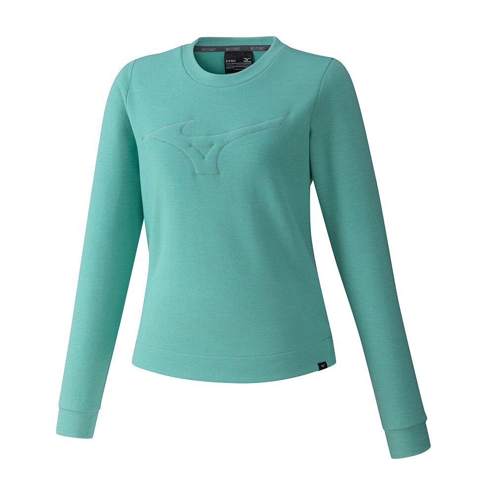 Mizuno Women's RB Crew Tops Green (K2GC020336-TQP)